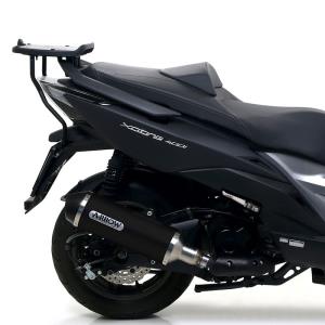 Escape Kymco Xciting 400i 17-18 aluminio negro Arrow OC