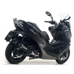 Escape Kymco Xciting 400i 19-20 aluminio negro Arrow OC