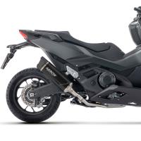 Escape aluminio negro Arrow Indy Race Honda Forza 750 25+ Â· 2