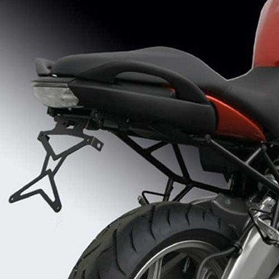 Portamatriculas reclinable de acero Biondi para KAWASAKI VERSYS 649 10