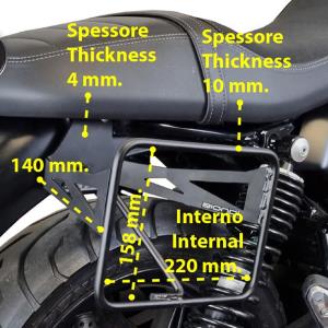 Soporte alforjas Motoguzzi V7 IV 850 21- Â· 3