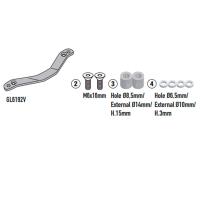 Adaptador para soporte con Respaldo Royal Enfield Meteor 350 23+ 