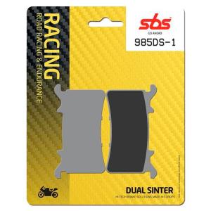 Pastillas de freno SBS sinterizadas racing 985DS-1