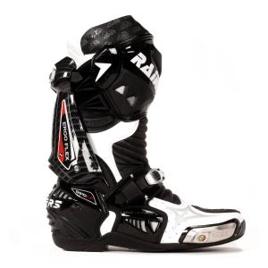 Botas moto Racing Rainers 999GP en Carbono blanco