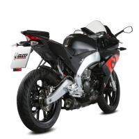 Escape Mivv Delta Race Acero Negro Aprilia RS 125 / Tuono 125 17-20