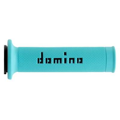 puños moto domino carretera cyan-negro Â· 2