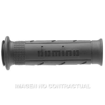 puños moto domino firm negro antracita abierto