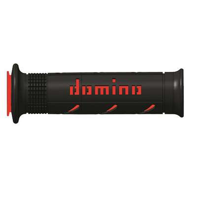 puños moto domino xm2 super blandos negro-rojo