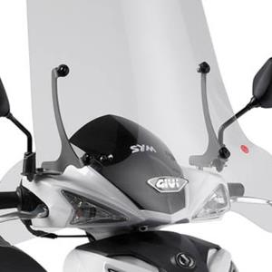 Soporte parabrisas Givi 297A moto SYM Symphony SR 50-125-151 10-15