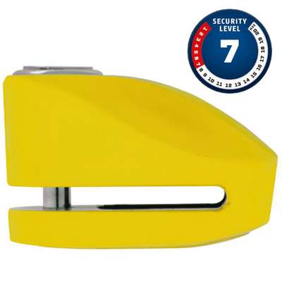 candado disco abus  277 amarillo bulon 10 mm