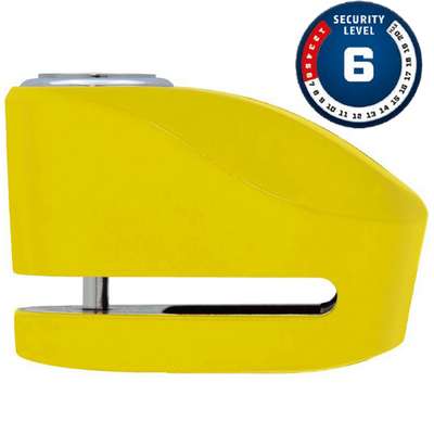 candado disco abus  275 amarillo bulon 5 mm