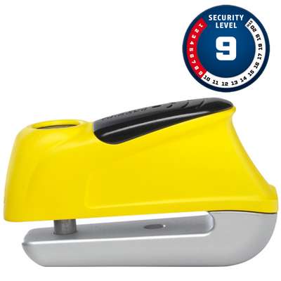 trigger 350 amarillo candado de disco con alarma