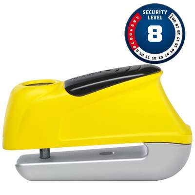 trigger 345 amarillo candado de disco con alarma