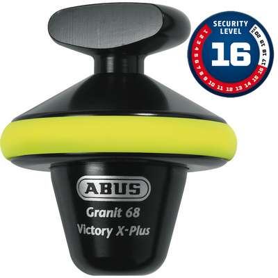 candado de disco granit victory x-plus 68 amarillo half