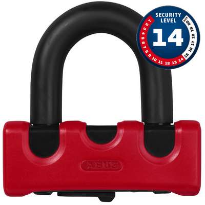 candado de disco 67-105hb50 granit xs rojo