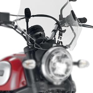 Anclajes cupula 7407A Ducati Scrambler Givi