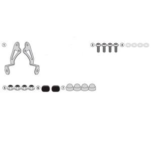 Kit anclajes Moto Guzzi V7 III 17- Givi