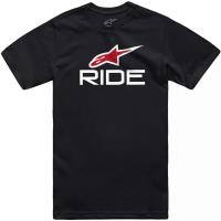 Camiseta Alpinestars Ride 4.0 Negro / Blanco / Rojo