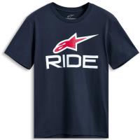 Camiseta Alpinestars Ride 4.0 Navy