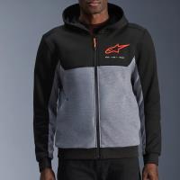 Sudadera Alpinestars Chrome V2 Gris / Negro / Rojo Fluor Â· 3