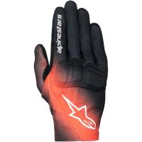 Guantes Reef V2 Alpinestars Negro / Rojo Fluor
