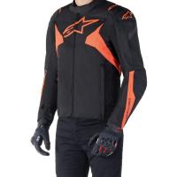 Chaqueta Alpinestars T-Jaws V4 Negro / Rojo Fluor Â· 3
