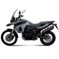 escape mivv sport slip-on suono negro bmw f650gs-f800gs 2008-