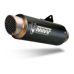Escape Mivv GP PRO en acero negro BMW G310R 18- Â· 2