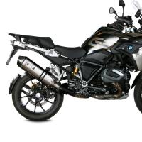 Escape acero inox Mivv con tapa y agarre en carbono BMW R1250GS/ADVENTURE 2018-