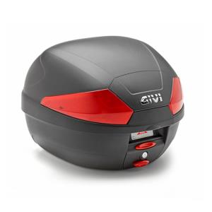 Baul Givi Monolock B29N2 universal catadrioptico Rojo