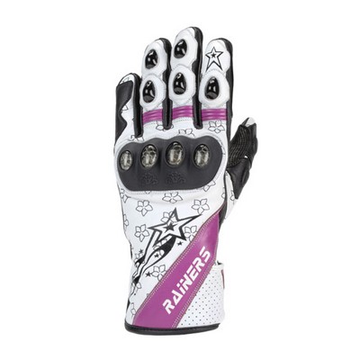 Guantes moto racing para mujer de Rainers modelo BELEN