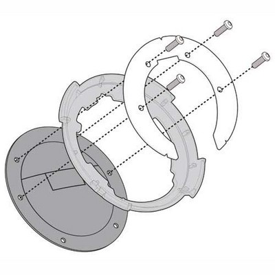 Kit adaptador Givi Tanklock  para BMW R1200GSR-S1000RR