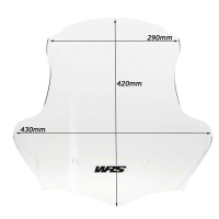 Parabrisas WRS para BMW K1200R-K1300R Touring Â· 4
