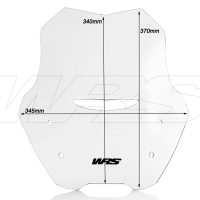 Parabrisas WRS BMW R1200R 2015- SPORT Â· 4
