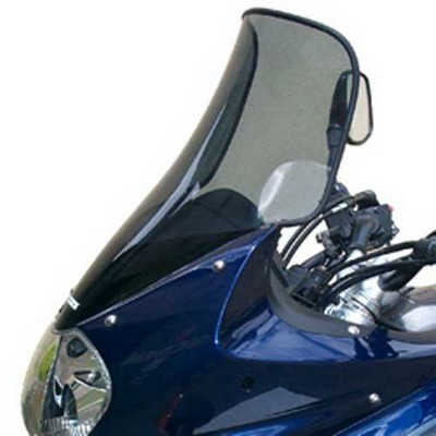 Bullster Cupula alta de 44 cm transparente o ahumada para Suzuki 650 Freewind 00-02