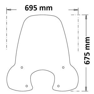 Parabrisas alto Kymco Like 50-125 2020- 