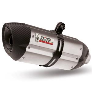 Escape Mivv SUONO Acero con tapa carbono DUCATI Hypermotard 821 / Hyperstrada 821 2013-2015 Â· 2