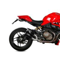 Escape doble Mivv acero inoxidable M3 Ducati Monster 1200 2014-2016 negro