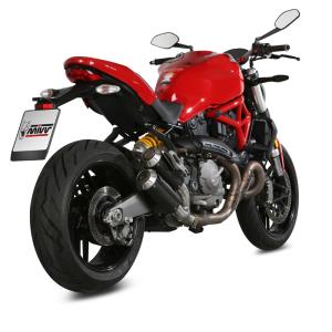 Escape Doble Mivv MK3 Carbono Ducati Monster 821 18-