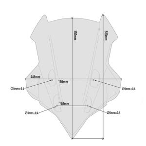 Cupula ahumado Yamaha Tracer900-GT 18-20 Â· 2