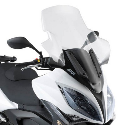 Parabrisas transparente Givi moto Kymco Xciting R300i-500i 09-14