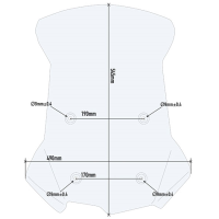 Cupula transparente BMW F750GS-F850GS 18- Â· 2