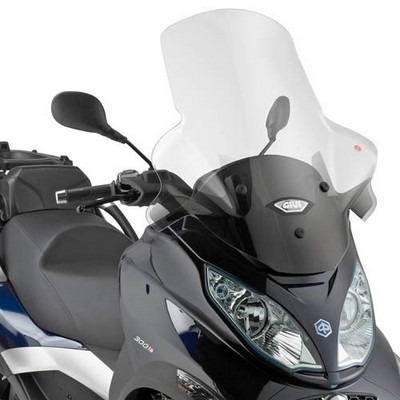 Parabrisas transparente Givi moto Piaggio MP3 Touring/Business y Sport