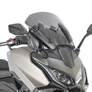 Parabrisas universal para motos naked marca Givi ahumado de 49x50