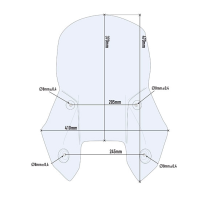 Cupula transparente Givi KTM 1050-1190 Adventure-R 13-15 Â· 2