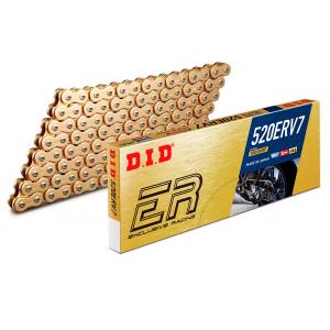 Cadena DID ERV7 color dorada división 520