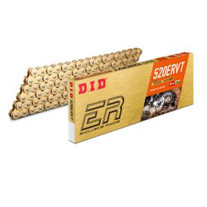Cadena DID ERVT color dorada división 520(enganche remache)