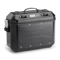 Maletas Givi laterales Dolomiti de aluminio negro 36 lts