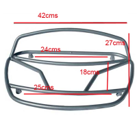 Portapaquetes superior metalico negro givi para maleta E52 Â· 3