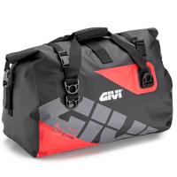 Bolsa de sillin  impermeable Givi 40Lts roja y gris